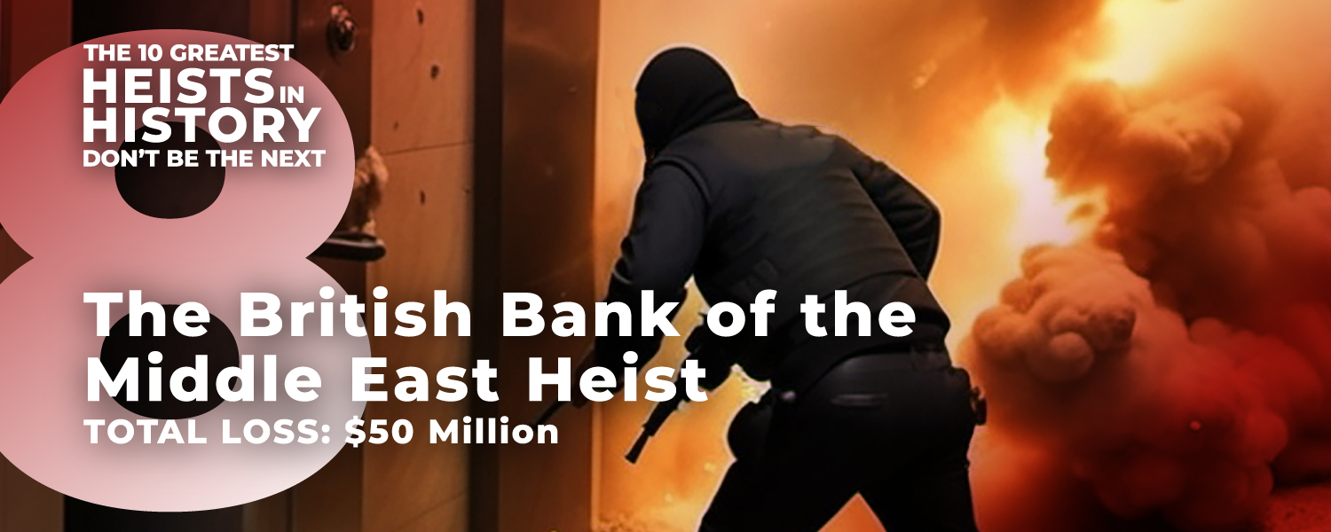 Vets Securing America presents... The Greatest Heists in History | 8: The British Bank of the Middle East Heist Vets Securing America presents... The Greatest Heists in History | 8: The British Bank of the Middle East Heist